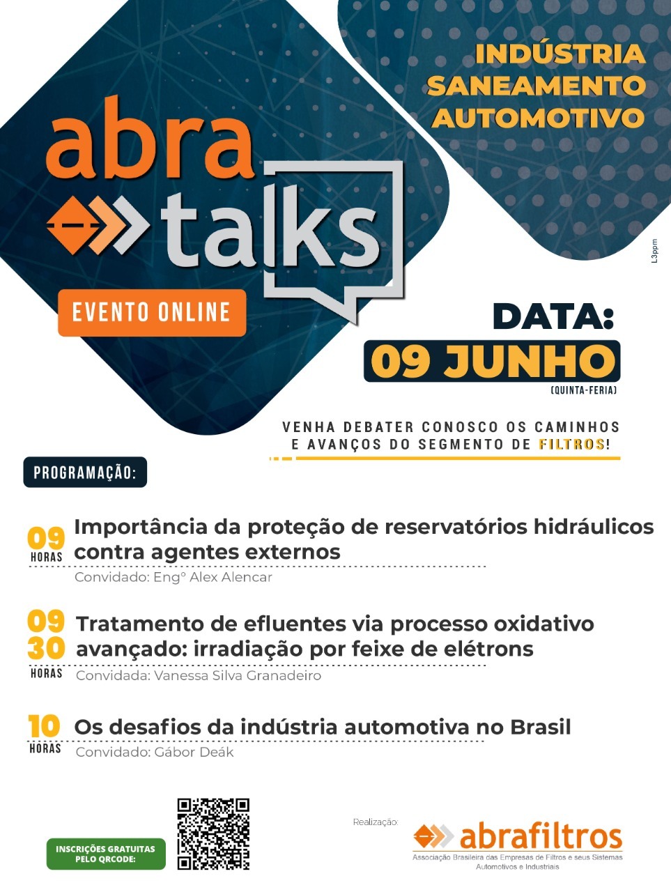 Programa Abra Talks acontece amanhã